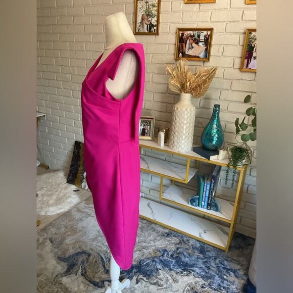 NWT John Paul Ataker New York Pink Fuschia Tunic Top Size 4 - Picture 3 of 13